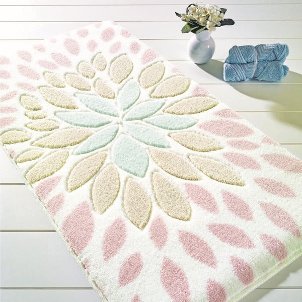 Rožinis vonios kilimėlis Confetti Bathmats Essence, 80 x 140 cm