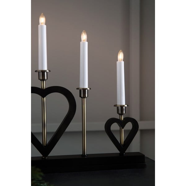 Šviečianti Kalėdų dekoracija juodos spalvos Melissa – Markslöjd-image-1