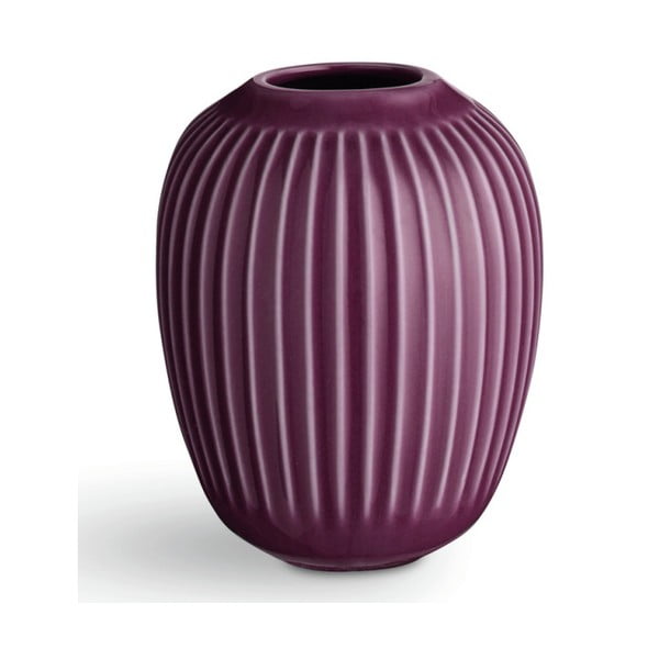 Violetinės spalvos keramikos vaza "Kähler Design Hammershoi", aukštis 10 cm
