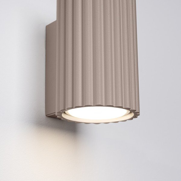 Taupe spalvos iš metalo sieninė lempa ø 6,5 cm Gleam – Sollux-image-3