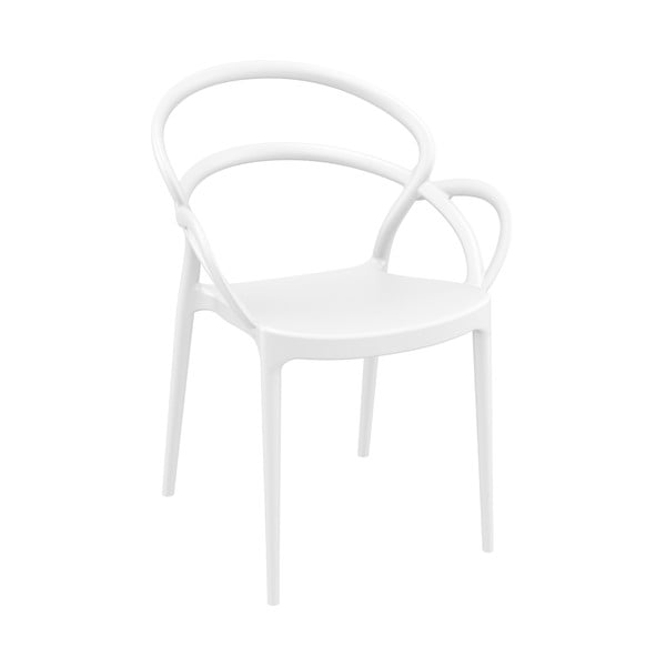 4 baltų sodo kėdžių rinkinys "Resol Mila