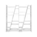 Matinės baltos spalvos knygų spinta TemaHome Delta