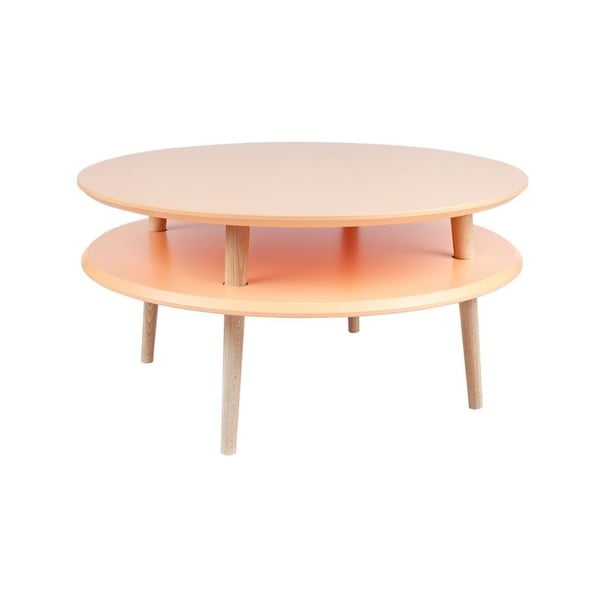 Kavos staliukas UFO 35x70 cm, oranžinis