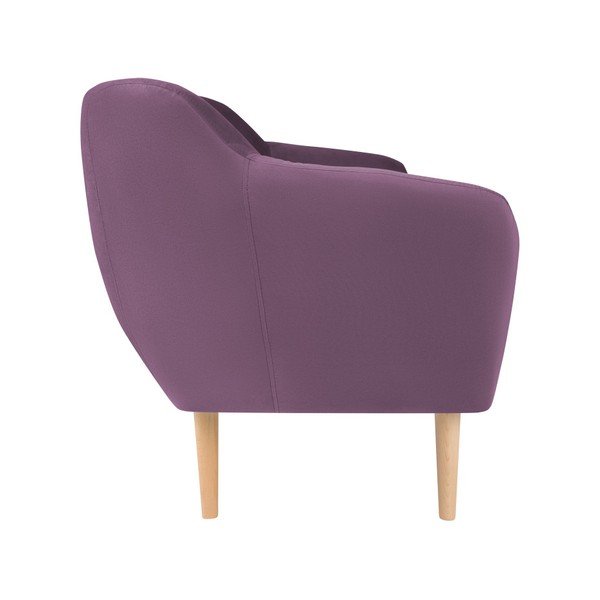 Violetinio aksomo sofa Mazzini Sofas Sardaigne, 188 cm-image-2