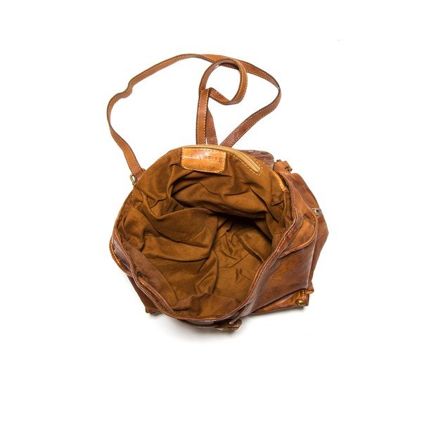 Odinė kuprinė Anna Luchini 8 Cognac-image-2