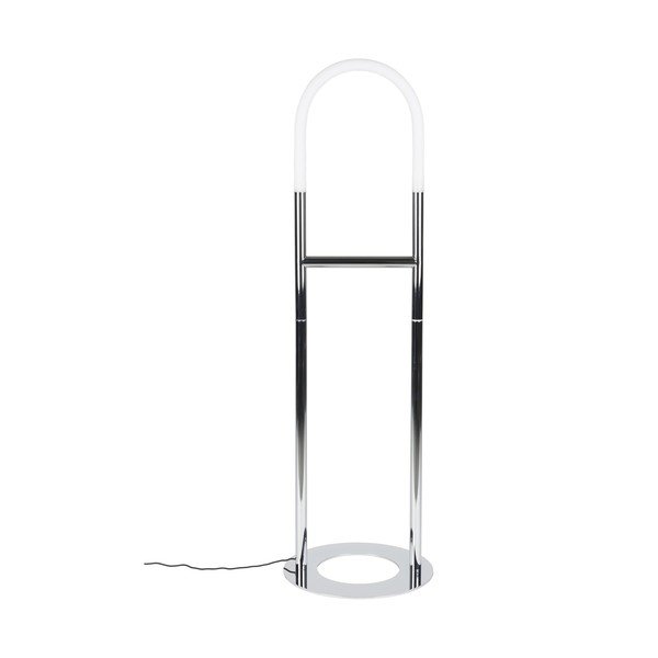 Sidabrinės spalvos pastatomas šviestuvas LED su pritemdymo funkcija (aukštis 135 cm) Arch – Zuiver