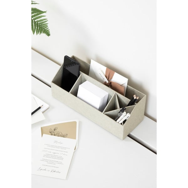 Iš kartono biuro organizatorius kanceliarinėms prekėms Elisa Canvas Paper Laminate – Bigso-image-1