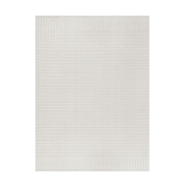 Skalbiamas iš šenilino kilimas baltos spalvos 200x320 cm Elton – Flair Rugs