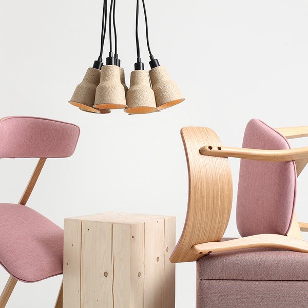 Smėlio spalvos lubų šviesos pasirinktinė forma "Celulo Bundle-image-1