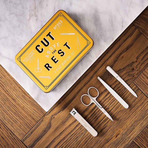 Kelioninis manikiūro rinkinys skardinėje dėžutėje Gentlemen´s Harware-image-1