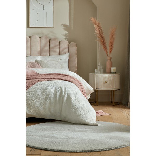 Apvalios formos kilimas šviesiai pilkos spalvos 133x133 cm – Flair Rugs-image-2