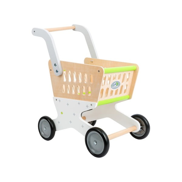 Vaikiškas medinis pirkinių krepšelis Legler Shopping-image-3