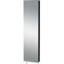 Antracito spalvos koridoriaus spintelė 50x195x18 cm Rotary – Germania