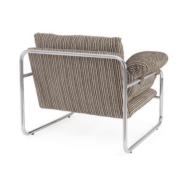 Khaki spalvos/rudos spalvos krėslas Morvana – Bizzotto-image-4