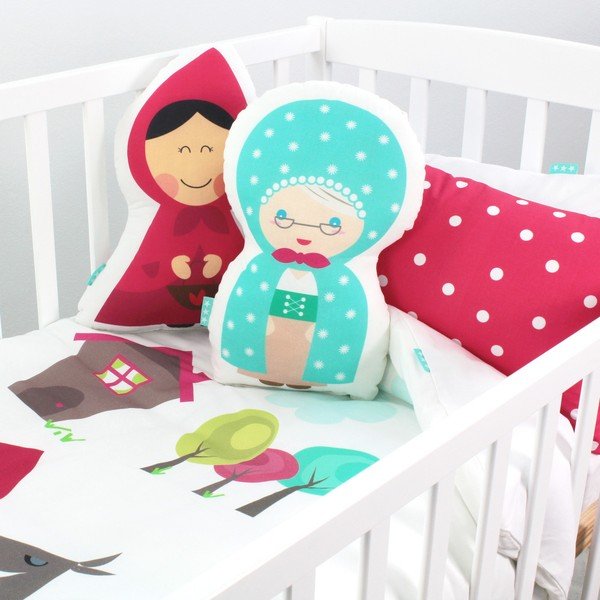 Medvilninė vaikiška patalynė Mr. Fox Granny, 100 x 120 cm-image-3
