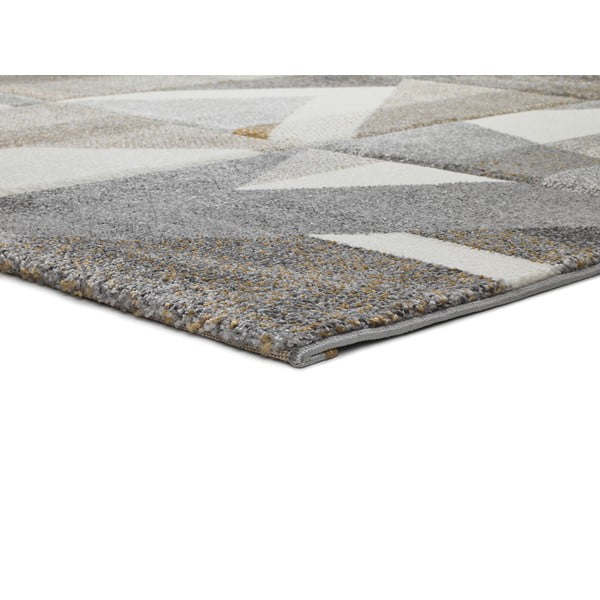 Pilkos ir geltonos spalvos kilimas Universal Bianca Dice, 120 x 170 cm-image-2