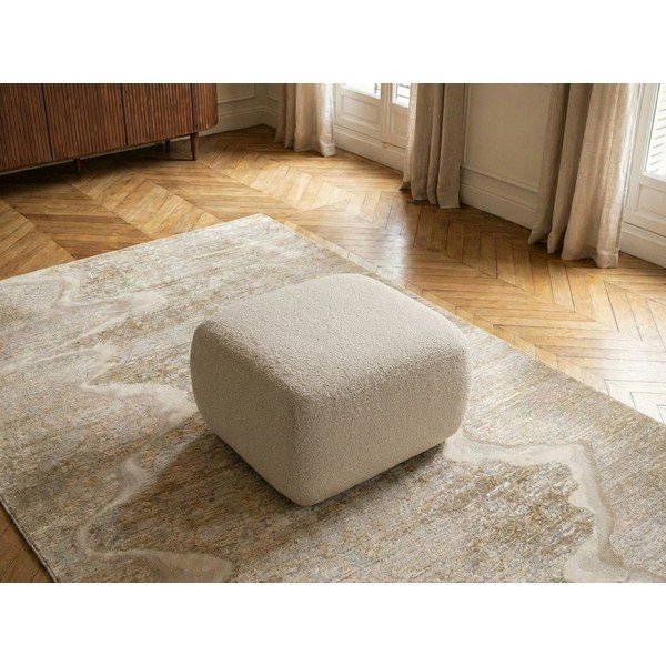Smėlio spalvos taburetė iš boucle Montaigne – Bobochic Paris-image-4