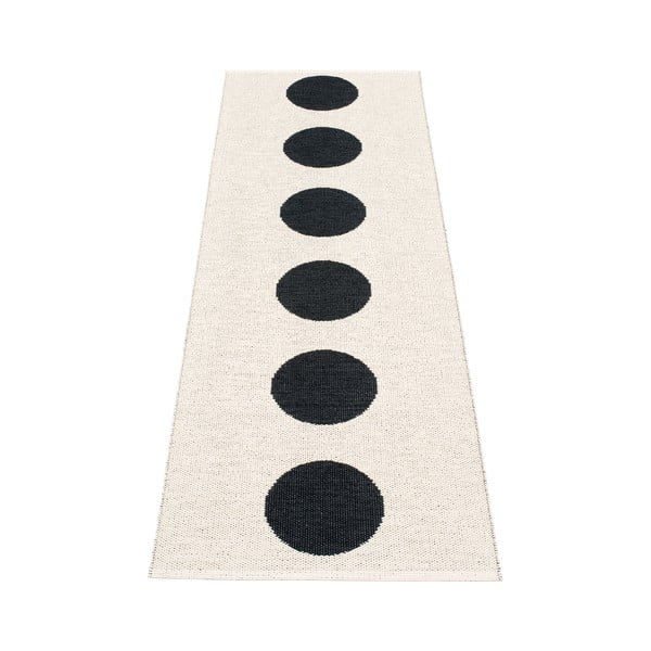 Juodos ir baltos spalvos lauko kilimas 70x225 cm Vera Black – Pappelina-image-2