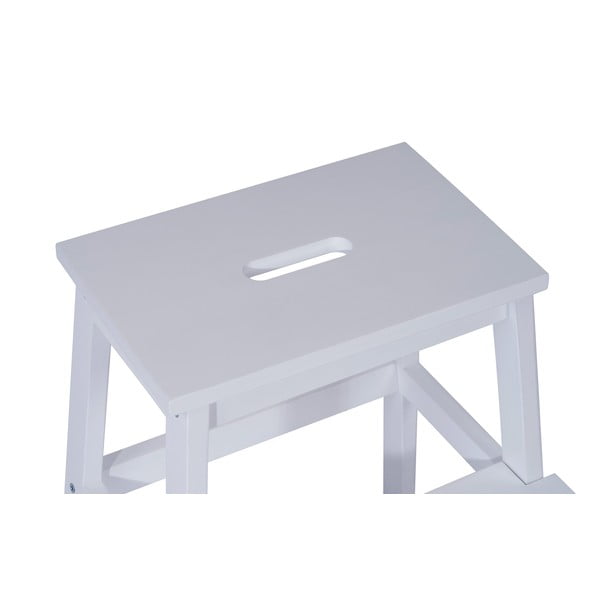 Balta kaučiukmedžio medienos taburetė Corg - Bonami Selection-image-3