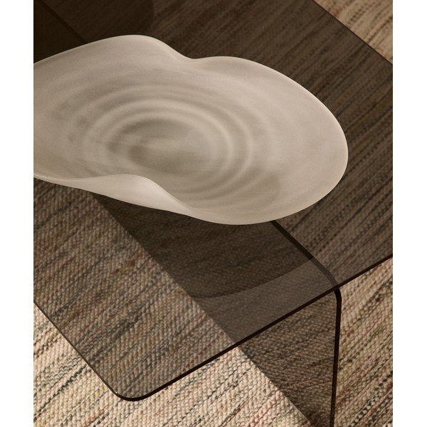 Iš stiklo dekoratyvinis dubuo 56x26 cm Ondaro – Kave Home-image-1