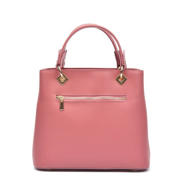 Rožinė odinė rankinė Roberta M Giada-image-4