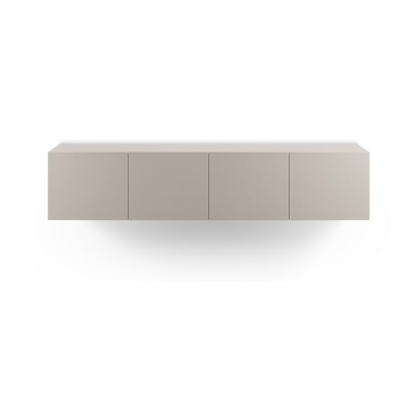 Kreminės spalvos TV spintelė 180x38x35 cm Daroca – Marckeric