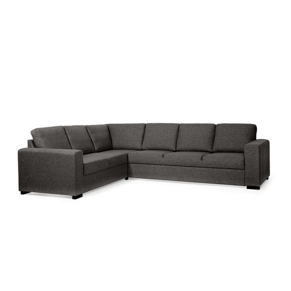 Tamsiai pilka sofa Scandic Airton, kairysis kampas