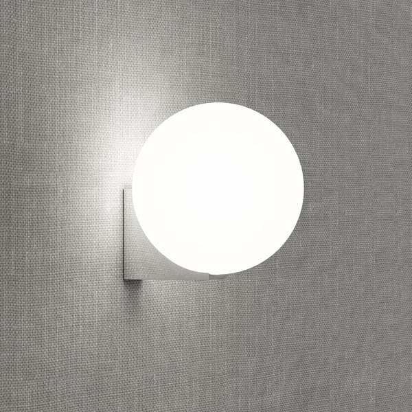 Sidabro spalvos sieninis šviestuvas SULION Obi, ø 15 cm-image-2