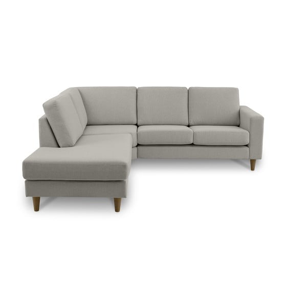 Kampinė sofa smėlio spalvos (su kairiuoju kampu) Focus – Scandic