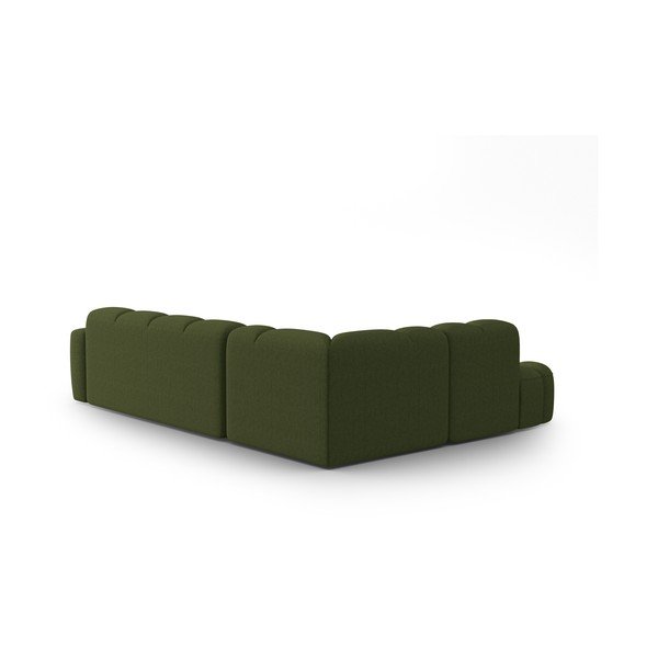 Kampinė sofa žalios spalvos Lisa – Micadoni Home-image-4
