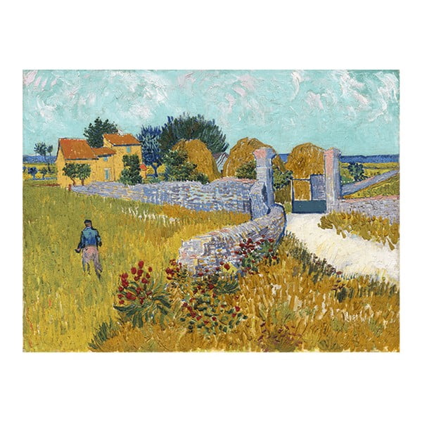 Vincent van Gogh reprodukcija Farmhouse in Provence, 40 x 30 cm