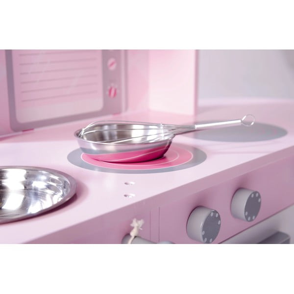 Rausva virtuvė vaikams "Roba Kids Cooker-image-3