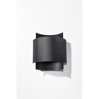 Juodos spalvos sieninis šviestuvas Nice Lamps Forgmi
