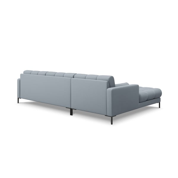 Šviesiai mėlyna kampinė sofa Cosmopolitan Design Bali, kampas kairėje-image-4