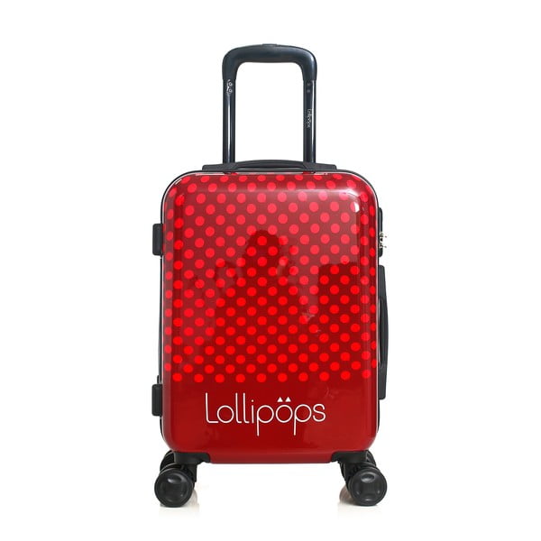 Lollipops Penny Raudonas 4 ratukų bagažo ir lagamino rinkinys-image-4