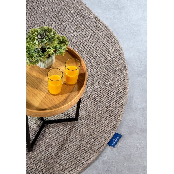 Rankų darbo iš vilnos kilimas šviesiai rudos spalvos 160x230 cm Francois – Villeroy&Boch-image-2