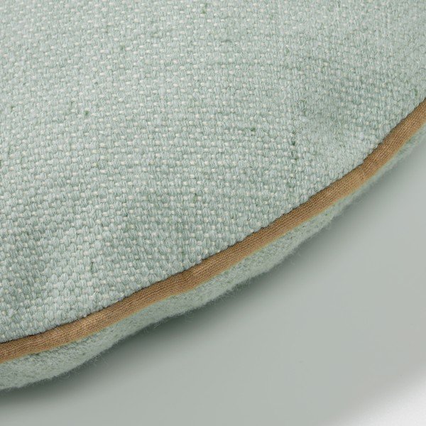 Žalias pagalvės užvalkalas pagamintas iš perdirbto plastiko Kave Home Dalila, skersmuo 45 cm-image-1