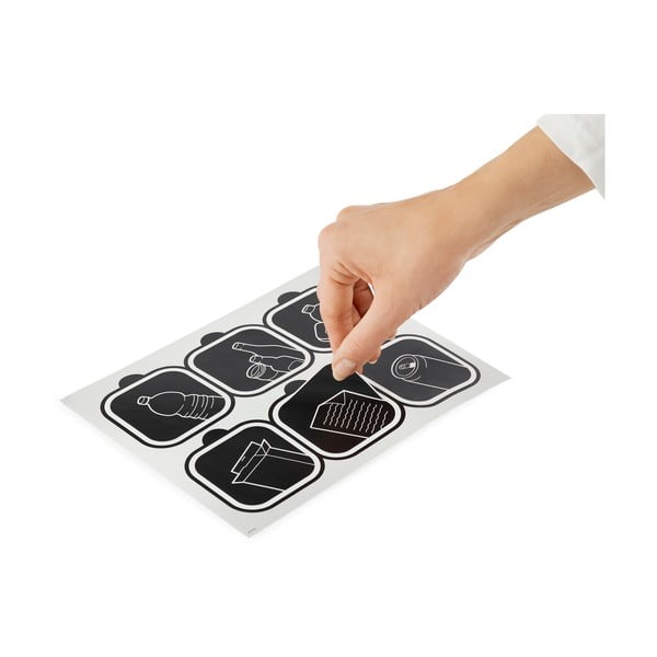 Perdirbto plastiko šiukšliadėžė 50 L Twist - Rotho-image-4