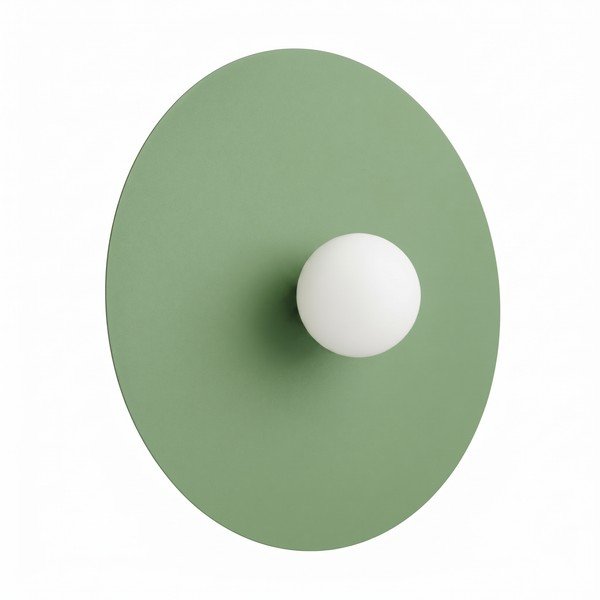 Šalavijo spalvos iš metalo sieninė lempa ø 50 cm AKE – Thoro