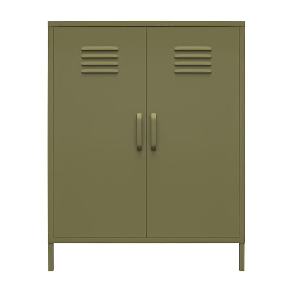 Iš metalo spintelė khaki spalvos 79x100x39 cm Bradford – Støraa