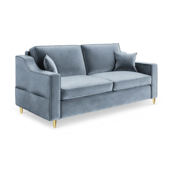 Pilkai mėlyna dvivietė sofa Mazzini Sofos Marigold