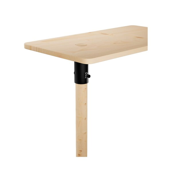 Šoninis stalas iš pušies masyvo 30x55 cm Adjust – Karup Design-image-4