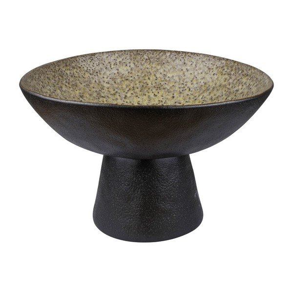 Juodos spalvos/smėlio spalvos iš akmens masės dubuo ø 31,5 cm By Hand  – Mette Ditmer Denmark
