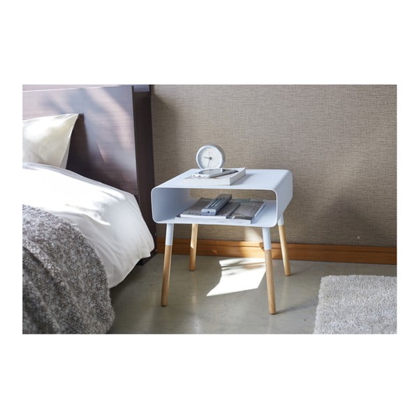 Baltas kavos staliukas YAMAZAKI Plain, aukštis 35 cm-image-4