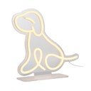 Geltonos spalvos vaikiška stalinė lempa Sitting Dog – Leitmotiv