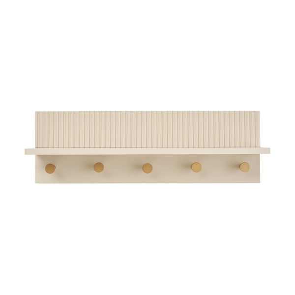 Smėlio spalvos sieninė lentyna su lentyna 50 cm Rocca – House Nordic