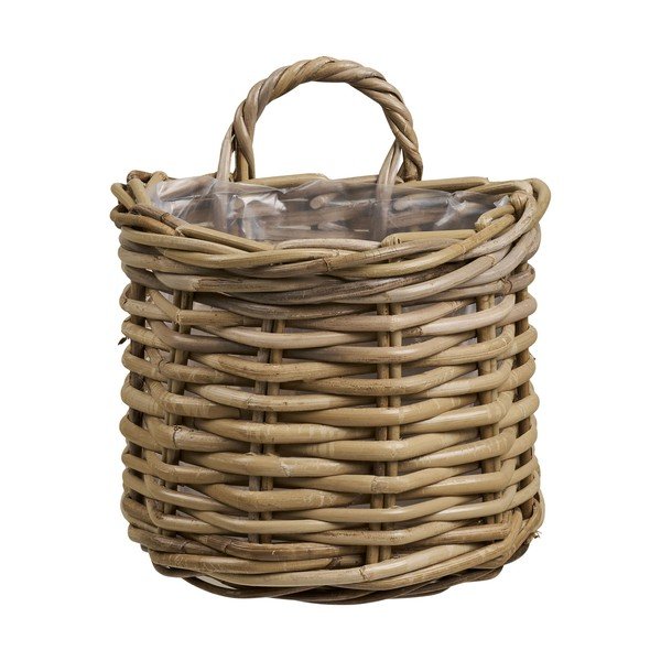 Iš rotango gėlių vazono dangtelis žolelėms/pakabinamas ir sieninis Keli – House Nordic