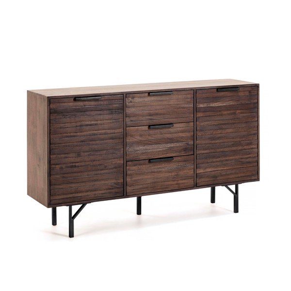 Tamsiai ruda komoda Kave Home Atalia, 160 x 91 cm-image-2