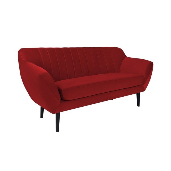 Raudono aksomo sofa Mazzini Sofas Toscane, 158 cm-image-2
