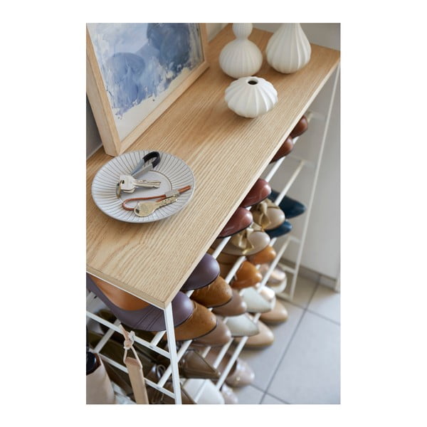 Iš metalo spintelė batams baltos spalvos Tower – YAMAZAKI-image-3